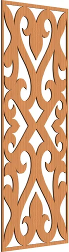 Vista 166 de Keene Paneles de pared decorativos de madera con calado, 9 3/8 pulgadas de ancho x 24 3/8 pulgadas de alto x 1/4 de alto, abedul Birch