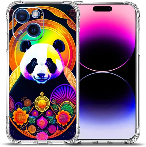Vista 27 de Funda para iPhone 15 Plus, hermosa protección contra caídas de flores rosas, a prueba de golpes, funda protectora de cuerpo completo resistente a