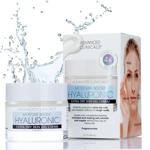 Vista 11 de Advanced Clinicals Crema de colágeno con crema hidratante facial de ácido hialurónico + crema corporal de colágeno, juego de 2 piezas