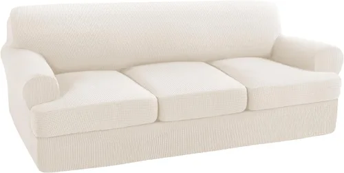 Vista 64 de Turquoize Funda para sillón con cojín en forma de T para sala de estar, funda elástica para sofá, funda suave para sillón, fundas de muebles