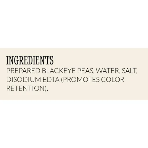 Vista 11 de BUSH'S BEST Guisantes Blackeye enlatados de 15.8 onzas, fuente de proteína y fibra a base de plantas, bajo en grasa, sin gluten, (paquete de 12)