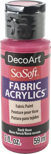 Vista 10 de Deco Art SoSoft - Pintura acrílica para tela, 2 onzas, color rosa claro profundo