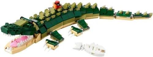 Vista 3 de LEGO Creator 31121 Cocodrilo 31121 Juguete de construcción con juguetes de animales salvajes (454 piezas)
