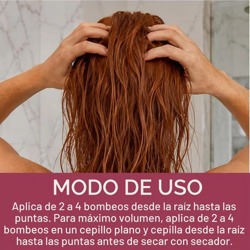 Vista 4 de ALURAM Espuma voluminizadora a base de agua de coco, 7 onzas líquidas