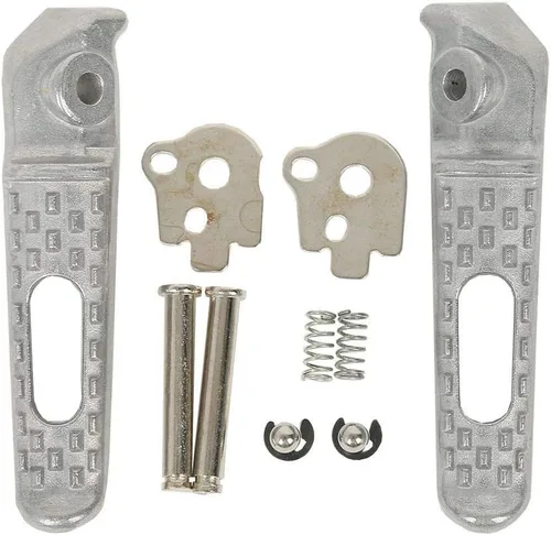 Vista 16 de TCT-MOTORPARTS Reposapiés de pasajero negro para conductor, soporte para reposapiés para CBR1000RR 2004-2016 CBR600RR 2003-2025
