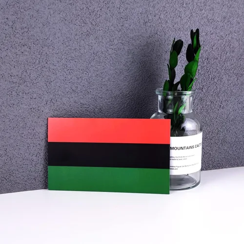 Vista 3 de JBCD Calcomanía magnética de la bandera afroamericana africana, imán de liberación negra, para automóvil, SUV, camión, paquete de 3, 3 x 5 pulgadas
