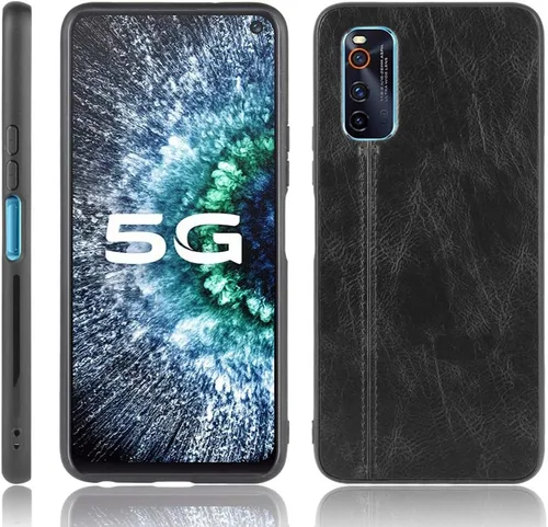 Vista 244 de Funda para Vivo iQOO Z1x 5G, funda para Vivo iQOO Z1x 5G Funda de piel sintética con funda 3 en 1, color azul