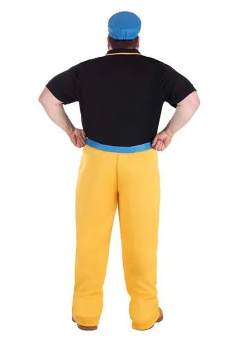 Vista 2 de Disfraz de Brutus Popeye Talla Plus para Hombre Multicolor