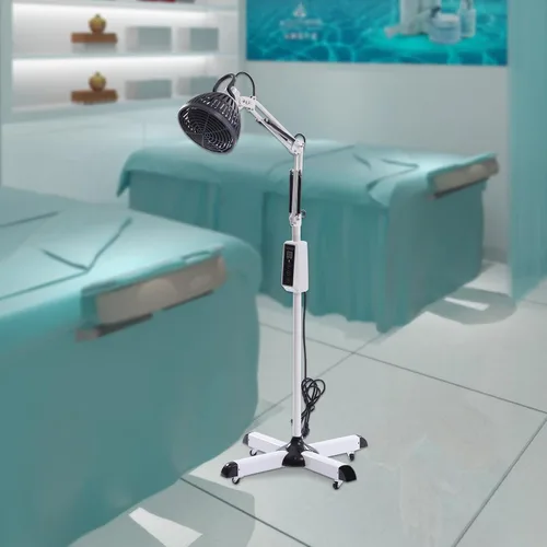 Vista 8 de Lámpara de calor infrarrojo lejano de 300VA 110V TDP, lámpara de terapia mineral, dispositivo de calefacción para el hogar, hospital, clínica