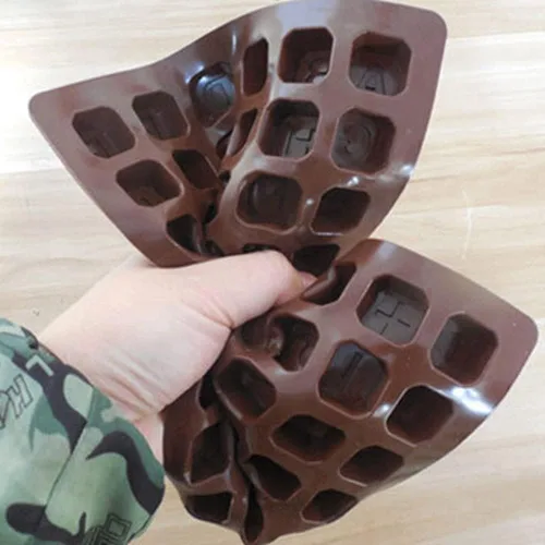 Vista 3 de 48 Estrellas Carta Manual Diy Silicona Chocolate Molde Bandeja de Hielo Moldes de Jabón Hecho a Mano Digital