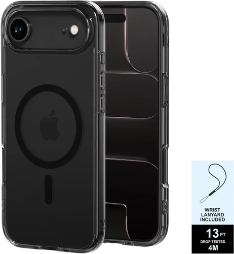 Vista 8 de PAUL B Funda para iPhone 17 2025 (compatible con MagSafe) protección contra caídas de grado militar (probada hasta 13 pies), antiamarilleamiento