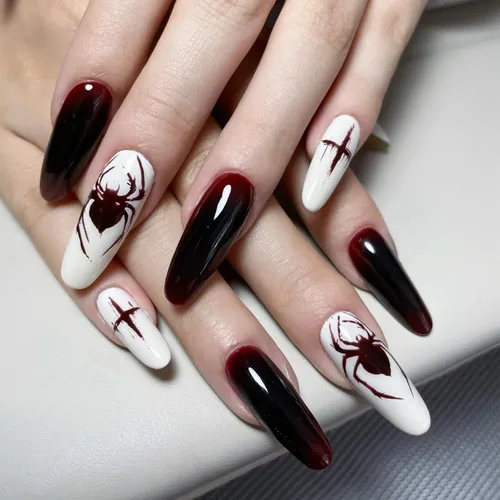Vista 9 de COSMOO 15ml Esmalte de uñas de secado rápido color rojo oscuro, laca para uñas resistente a las astillas color marrón rojo para arte en uñas