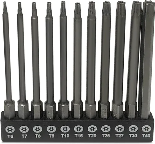 Vista 8 de aiyun Juego de destornilladores magnéticos de seguridad de acero S2 de 2 pulgadas de largo, juego de destornilladores de seguridad magnéticos de 6