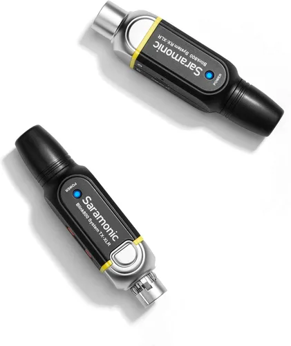 Vista 9 de Saramonic Sistema XLR inalámbrico enchufable de 5.8 GHz para micrófonos dinámicos y alimentados por batería con receptor XLR enchufable