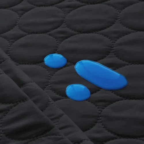 Vista 3 de Sábanas para Pack and Play Ajustables Protector Impermeable Acolchado, Paquete de 2 Almohadillas de Colchón de Corralito Compatibles con Graco Pack