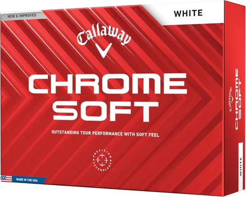 Vista 10 de Pelotas de golf Callaway Golf Chrome Soft Pista triple (blanco)