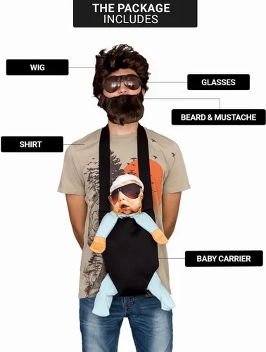 Vista 3 de The Hangover Alan Deluxe Costume Set
