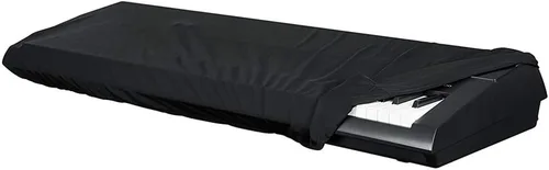 Vista 2 de Kaxich Funda protectora elástica para teclado de piano electrónico con cordón universal de 88 teclas para teclado de piano a prueba de polvo