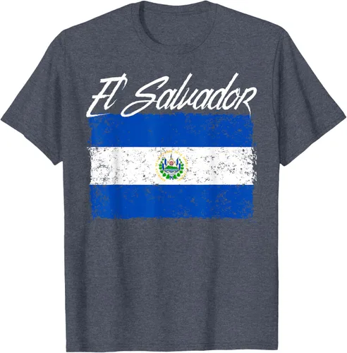 Vista 84 de Camiseta Salvadoreña Bandera El Salvador