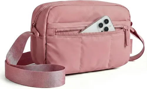 Vista 9 de BAGSMART - Bolsa pequeña 2 en 1 para cámara, color beige