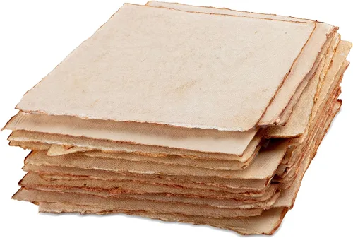 Vista 14 de Wanderings 300 g/m² Papel de acuarela hecho a mano grueso – 4x6 Papel vintage hecho a mano con borde engarzado – Papel antiguo prensado en frío
