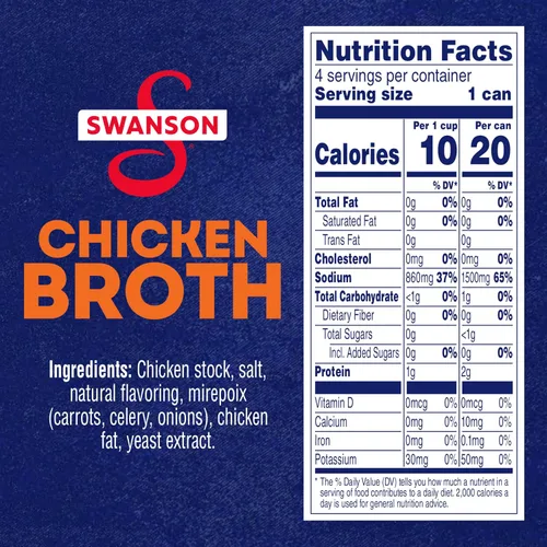 Vista 2 de Swanson Caldo de pollo, lata de 14.5 onzas (paquete de 4)