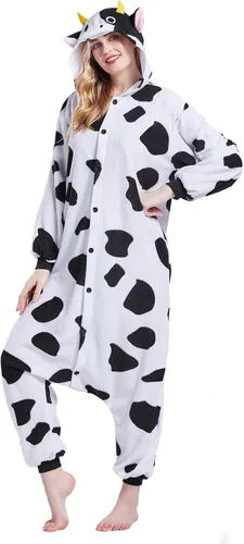 Vista 3 de Magicalani Unisex Adult Animal Onesie Pajamas, Women's and Men's Anime Cosplay Sleepwear, One Piece Halloween Costume