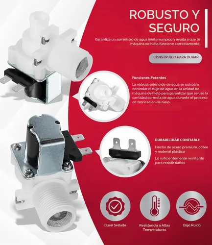 Vista 5 de Repuesto para válvula de agua Hoshizaki 3U0111-04, 120V, 60HZ, J248-072, HOS3U0111-04