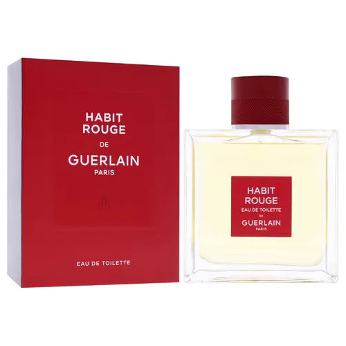 Vista 3 de HABIT ROUGE de Guerlain, EDT SPRAY 3.3 oz (nuevo embalaje)
