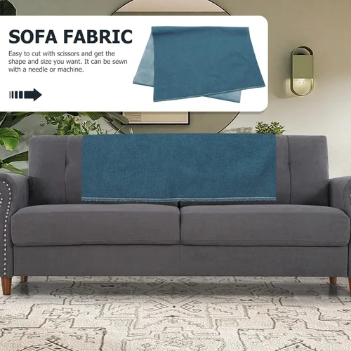Vista 5 de VICASKY Tela Lino Naturaleza Costura Paño de mesa Prendas Bordado Cruz DIY Artesanías Accesorios para Confección Faldas Bolsa de arpillera Tapicería