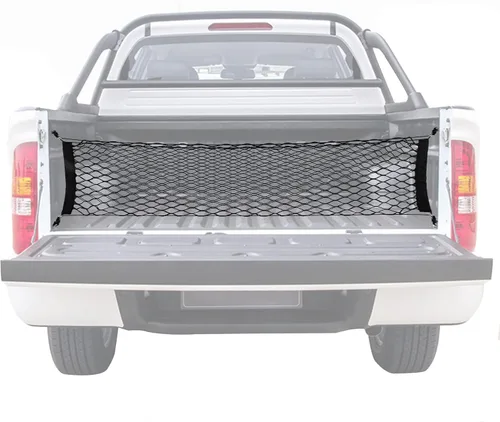 Vista 6 de 2 redes de carga para camioneta para camioneta, 52 a 66 pulgadas, organizador de almacenamiento de carga, red de malla, accesorios para Ford F150