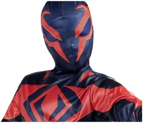 Vista 3 de Disfraz de Spiderman para niños, disfraz de Halloween de Marvel 2099 para niños jóvenes