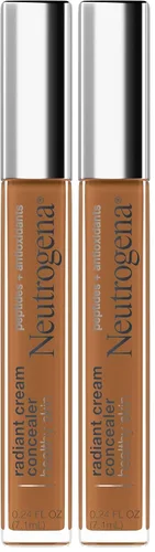 Vista 16 de Neutrogena Corrector de crema iluminadora radiante de piel saludable con péptidos y vitamina E antioxidante, crema correctora perfeccionadora
