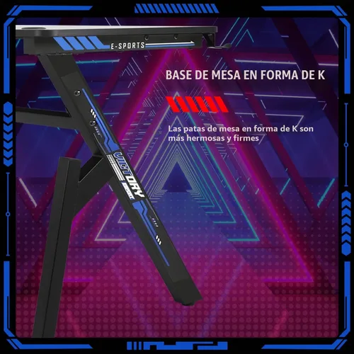Vista 4 de FDW Escritorio para computadora, escritorio para videojuegos, mesa de computadora para estudiantes, escritorio de oficina, mesa de estación