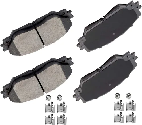 Vista 27 de cciyu Juego de pastillas de freno delanteras de cerámica profesional D681 para BMW 530i, 97-03 para BMW 540i, 95 97-01 para BMW 740i, 95-01 para BMW