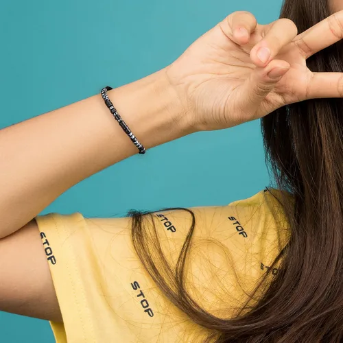 Vista 3 de JoycuFF Pulseras de código morse para mujeres y hombres, aniversario, regalos de feliz cumpleaños para mamá, papá, mejor amigo, hija, hijo, novio