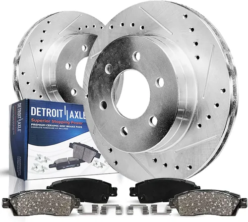 Vista 12 de Detroit Axle - Kit de freno delantero para Chevrolet Impala Monte Carlo Buick LeSabre Riviera Park Avenue Cadillac DeVille Olds Intrigue, Pinza