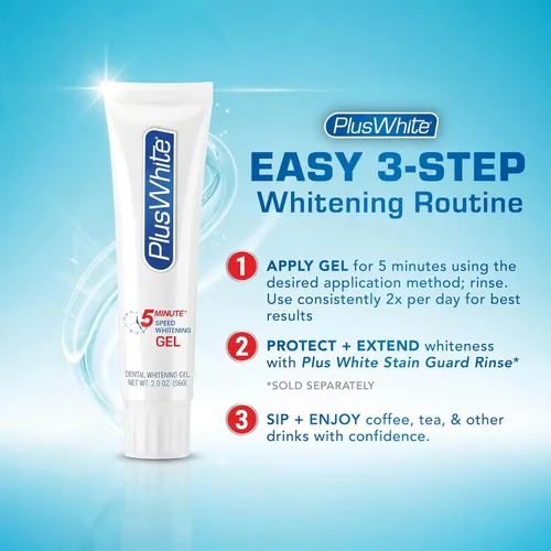 Vista 6 de Plus White Gel blanqueador Premier Speed de 5 minutos, 2.0 onzas - El empaque puede variar