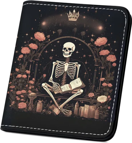 Vista 9 de Toughergun Billetera para Mujeres con Bloqueo RFID, Pequeña, Compacta, Bifold de Cuero de Lujo, Billetera de Bolsillo para Damas, Mini Monedero