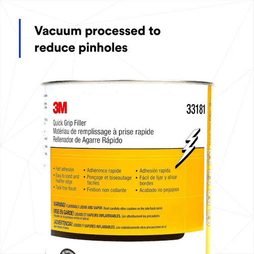 Vista 4 de 3M Relleno de agarre rápido 33181, resistente a las manchas, sin pegajosidad, duradero, 1 galón