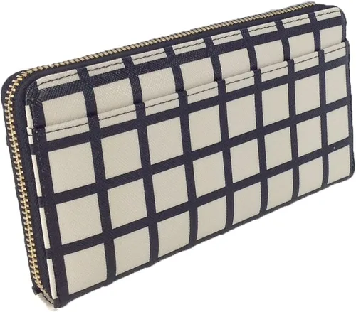 Vista 2 de Kate Spade Bridgewater Drive Neda Continental - Cartera con cremallera, a cuadros, A cuadros