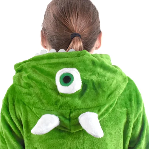 Vista 3 de Pijama unisex para adultos, para Halloween, Navidad, franela, caricaturas, cosplay, pijama