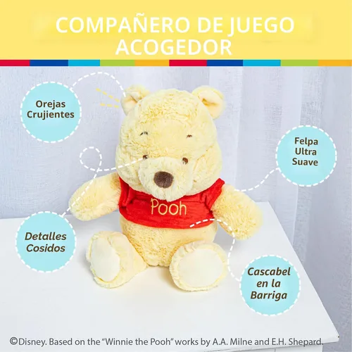 Vista 3 de Muñecos de peluches preferidos de los niños de Disney, Winnie the Pooh
