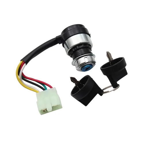 Vista 4 de Interruptor de llave de encendido Go Kart de 5 pines para UTV ATV TaoTao SUNL 50cc 70cc 90cc 110cc 125cc 150cc 200cc 250cc