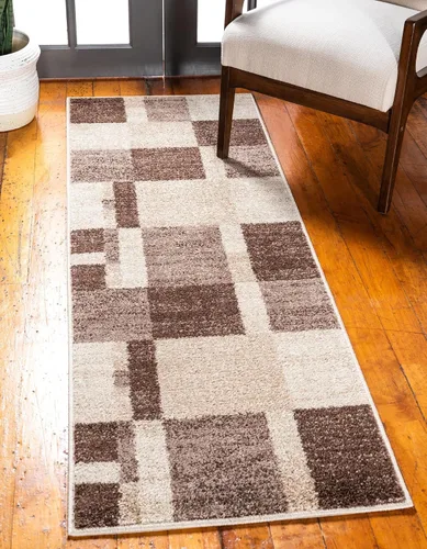 Vista 46 de Unique Loom - Alfombra de la colección Otoño Providence (rectangular de 2 x 3 pies 1 pulgada, azul grisáceo/marrón claro)