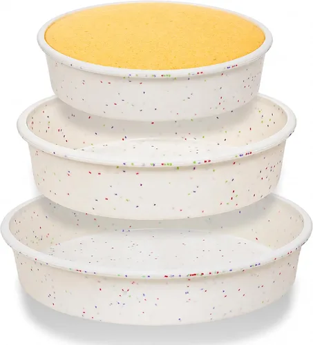 Vista 22 de Moldes de silicona pequeños en forma de corazón de 2 pulgadas para chocolate, caramelo, pastel, jabón (Juego de 2, crema)