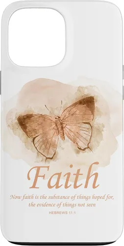 Vista 28 de Faith Bible Verse: Women’s Christian Hebrews 11:1 Quote Case for iPhone 17