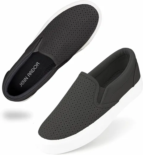 Vista 4 de JENN ARDOR - Tenis de cómodos, sin cordones, planos, estilo casual, para caminar, para mujer