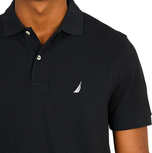 Vista 182 de Nautica playera polo clásica de mangas cortas, color sólido, para hombre