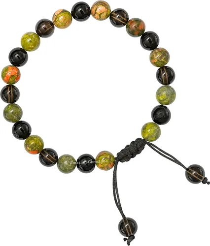 Vista 9 de Pulsera del zodiaco de cristales curativos
